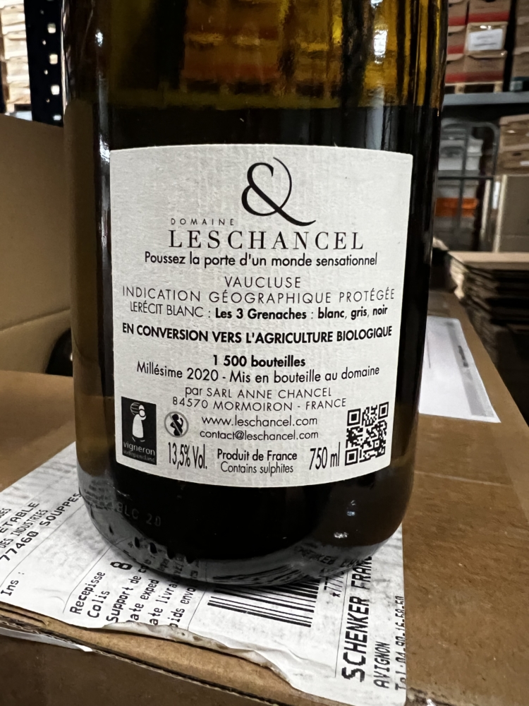 Domaine LESCHANCEL Le RECIT BLANC 2020