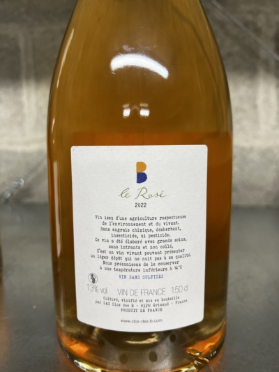 Clos des B Le rosé MAGNUM