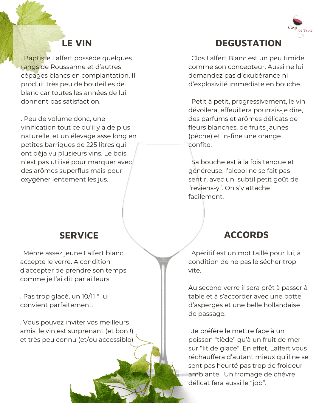 Clos Lalfert Blanc 2021