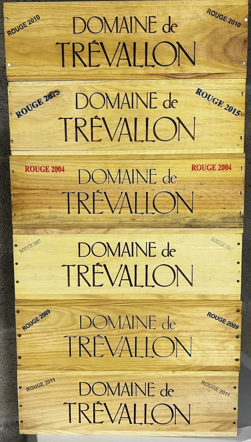 Trevallon magnum 2004 2007 2009 2011 2015