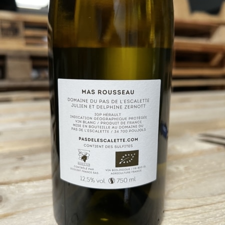 Pas de l’Escalette Mas Rousseau blanc 2022