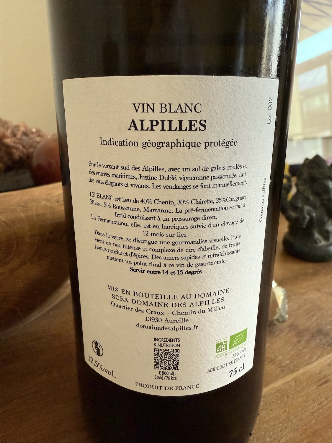 Domaine des Alpilles Le Blanc 2023