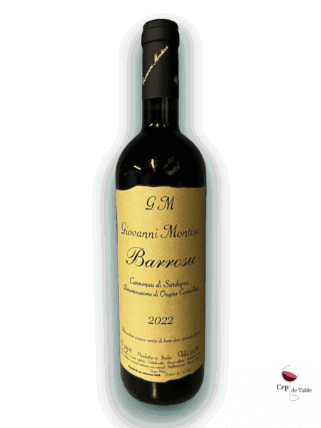 CANTINA GIOVANNI MONTISCI BARROSU 2022