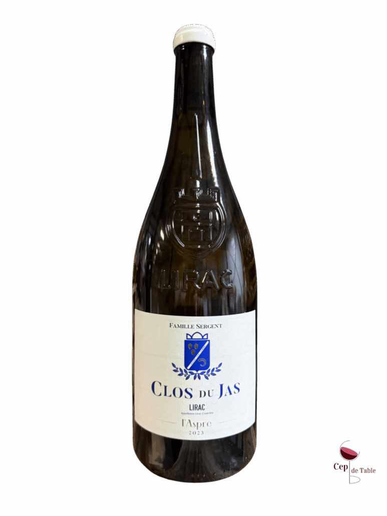 Clos du Jas Lirac blanc L'Aspre 2023 en magnum Clos du Jas Lirac blanc L'Aspre 2023 en magnum