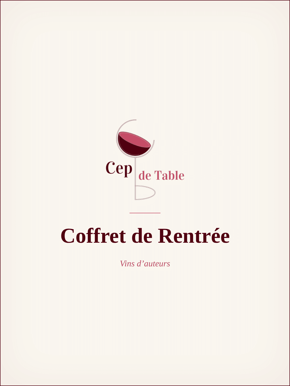 Coffret de Rentrée